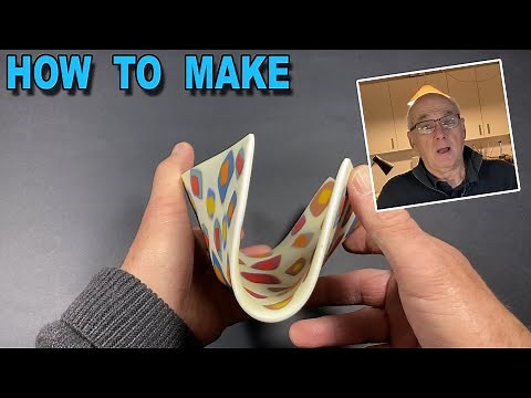 Draping an Upside Downside Fused Glass Bowl, Part 2