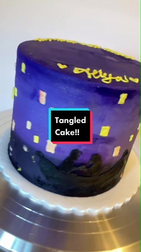Happy bday to me 🥳 #tiktokart #tangled #rapunzel #cake #classof2021 #DoYouYuzu #disney