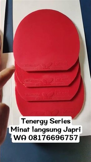 In stock: Butterfly Tenergy series rubbers