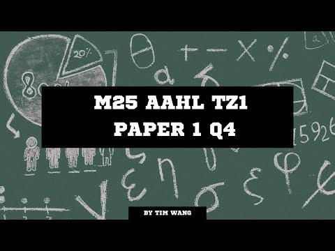 M25 AAHL Paper 1 TZ1 Q4 Walkthrough (Probability)