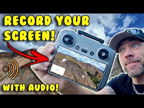 How To Screen Record With Audio To Your SD Card on the RC 2 DJI Air 3