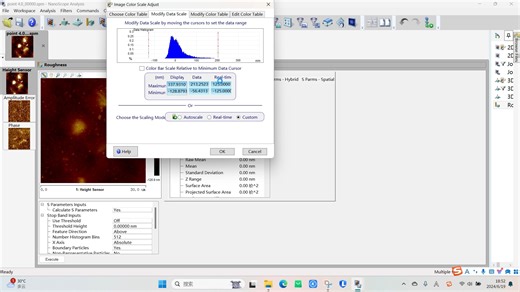 AFM数据新手基本处理、Nanoscope简单使用教程