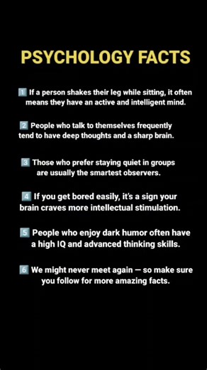 5 Psychology Facts That Prove You’re Smarter Than Most People 🧠🔥#knowledge