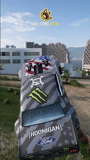 How to hit a XP board on hotel in Forza Horizon 5 #forzahorizon5 #fh5 #fh5clips