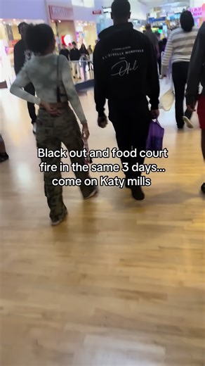 Are we in da ghetto now? 😭 #katymillsmall #katy #fire #blackout #fyp | katy mills mall