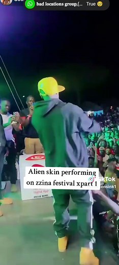 alien skin performing on zzina festival #foryoupagee #flypviralシ #alienskinug #viralvideo