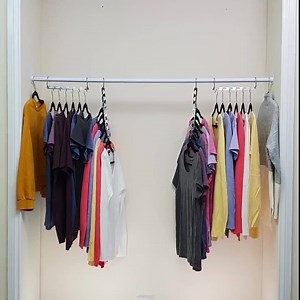 TRIPLE YOUR WARDROBE SPACE! Get organised fast ✨ Quick delivery from family run UK business 🇬🇧 musthaveideas.co.uk/pages/hanger-hero-flash-sale | Must Have Ideas UK