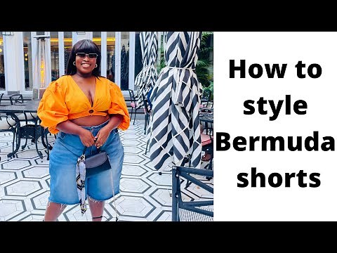How to style Bermuda shorts| plus size style | outfit ideas
