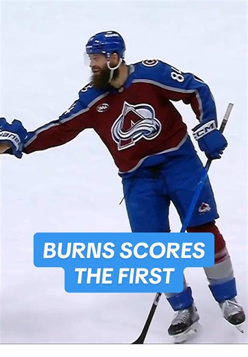 Colorado Avalanche Goals: Burns Scores First