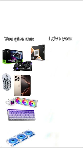 Fair trade imo🤷 #pc #gaming #pcbuild #pcgaming