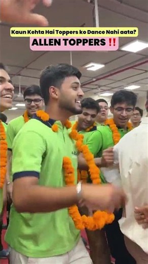 When ALLEN Toppers Hit the Dance Floor! 🕺#neet2026 #neetresult