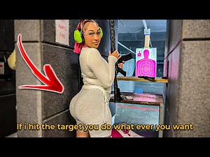 BIG BOOTY Latina Shooting AR-15 😍