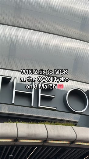 OVO Hydro on Instagram: "All you need to do to win is: ❤️ Like this video 🏷️ Tag a fellow MGK fan We will select a winner on Monday 17 November 🎸 T&Cs: Prize is 2 seating tickets for MGK at OVO Hydro on 8 March. - Travel and accommodation are not included in the prize. - Tickets cannot be exchanged, sold, or refunded. - Winner(s) are asked to provide their email address for prize fulfilment purposes. We will only contact you if you are a winner. Data will be deleted once the competition has en
