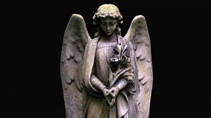 Angel memorial stone, Priory Church Boxgrove - 3D model by Kenneth Lymer (@klymer41)