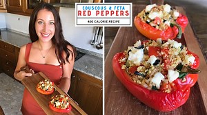 584 reactions · 42 shares | Try our Feta & Couscous Stuffed Peppers 𣏕  A filling, healthy weight loss recipe is just what we need this week. Feta cheese always hits the spot!  | Kitchen Coach | Facebook
