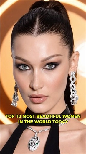 Top 10 Most Beautiful Women in the World - Today #shorts #beautifulwomen