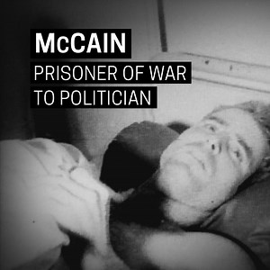 In 1967 at the age of 31, John McCain was shot down on a bombing raid over Hanoi, captured and held prisoner by the North Vietnamese. It would become a defining experience for him. https://to.pbs.org/2we2jGA | FRONTLINE | PBS