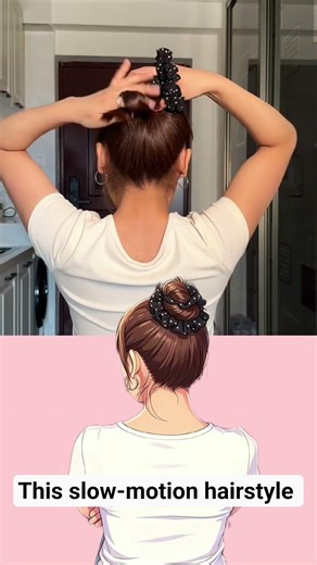 This slow-motion hairstyle tutorial should finally teach you how to do it!