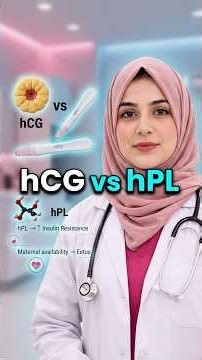 hCG vs hPL: Placental Hormones Simplified #MBBS #USMLE #Physiology