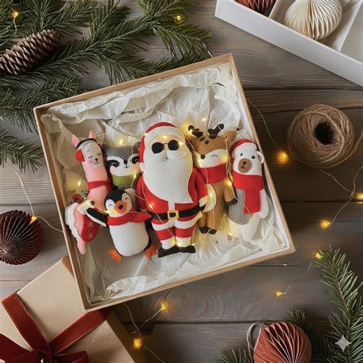 Christmas Felt Animal Sewing Patterns – Holiday Ornament Tutorials (PDF) - Etsy