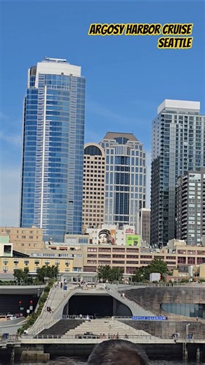 Seattle From the Water! 🚢 Argosy Harbor Cruise Views You Can’t Miss 🌊🏙️ #Shorts