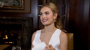 Why Lily James Was on a Liquid Diet for "Cinderella"
