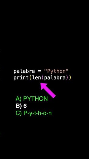 Python funcion len #cienciadedatos #programaciónweb #python #programacion