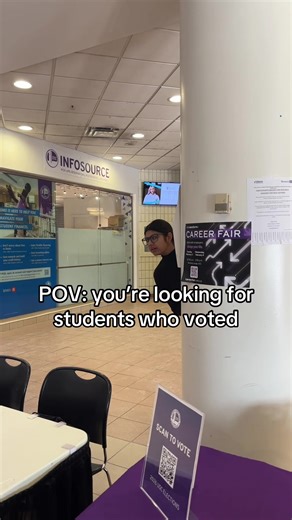 I’m on the mission to give out as many I voted stickers as possible! Come check out our booth in the atrium and show us that you voted! 🗳️ #uscelections #westernuniversity #vote #uwo #missionimpossible
