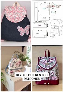 Patron mochila de tela #tips #ideas #viral | Ideas Rapidas