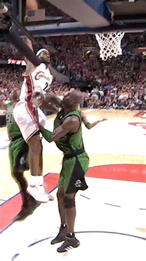 452K views · 6K reactions | 2008 Game 4 of the East Semis: LeBron James throws down a thunderous slam late in the Cavs’ win over the Celtics! Another Celtics-Cavs Game 4 on deck… tonight, 7:00pm/et on TNT | NBA | Facebook