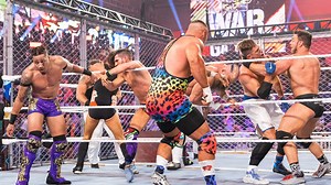 Two eras of NXT clash as Bron Breakker, Grayson Waller, Tony D'Angelo and Carmelo Hayes form Team 2.0 to take on Johnny Gargano, LA Knight, Pete Dunne and Tommaso Ciampa of Team Black & Gold in a brutal WarGames Match: Courtesy of Peacock and WWE Network. | WWE Full Matches