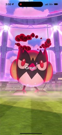 Catching Shiny Dynamax Rookidee In Pokémon Go