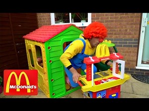 McDonald's Drive Thru with Kitchen Toy Playset