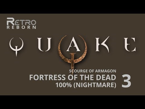 Quake (DOS) - Scourge of Armagon | Fortress of the Dead - 100% (Nightmare) 3 - Military Complex