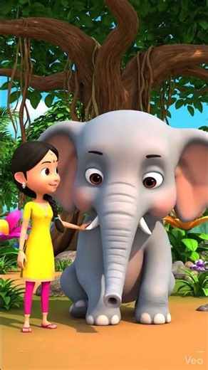 Aarti aur Uska Pyara Saathi Haathi! 🐘✨ #Shorts#newvideo #shorts