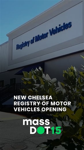 Come visit our new RMV location in Chelsea! 📣 #MassDOT Secretary Tibbits-Nutt cut the ribbon on the Chelsea RMV Service Center, which moved from the Revere location. The Chelsea RMV is located at 121 Webster Ave, Chelsea, MA 02150. To skip the line visit Mass.Gov/RMV for online services. | MassDOT