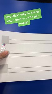Check out this name writing hack! You can find this template on my website, preschoolvibes.com | Preschool Vibes
