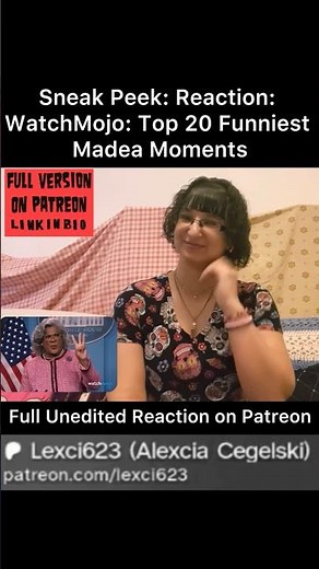 Sneak Peek: Reaction: WatchMojo: Top 20 Funniest Madea Moments (related & link in des)😂