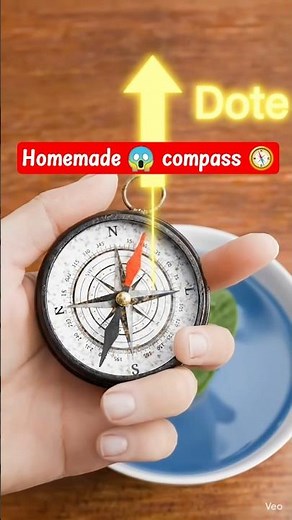 How To Make A Compass With A Needle 😨