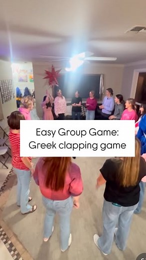 Kimber | Camp Cutler on Instagram: "The song is called “Zorba the Greek” You’re passing “it” around. Clap the direction you want to pass it. If you clap your hands up, it skips the next person in the same direction it was already going. So you can either clap to the left or the right or straight up. Try to stay on beat! 1 minute in is where the music starts for this game! The song gets progressive faster which makes the game 🤌🏻 *2 girls get out the first round bc they both clap when they were 