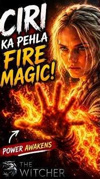 Ciri Ka Pehla Fire Magic Scene 😱🔥 | The Witcher Short