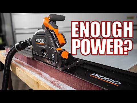 PRO on a Budget! RIDGID 18V Brushless Track Saw Review [R48630]