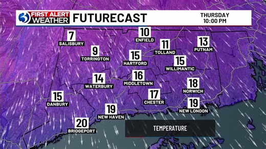 Get ready for some really cold weather. temps tonight are going to drop drop drop! | WFSB - Channel 3 Eyewitness News