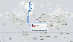 ¿Cuán largo es Chile? Mapa pone en perspectiva su increíble extensión