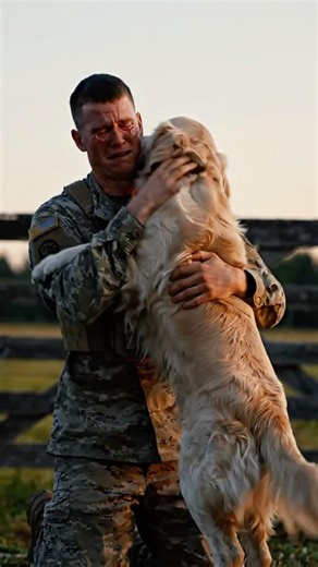 He Never Forgot His Best Friend | Emotional Soldier Homecoming #petvideos