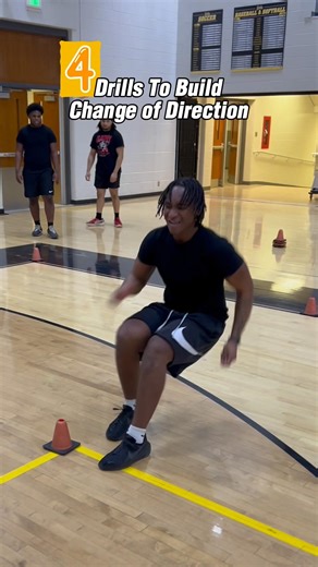 4 change of direction drills #changeofdirection #athletetraining #sportsperformance #fypp