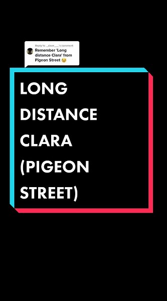 Reply to @._dave___ Long Distance Clara, well, she could drive across the Sahara! #pigeonstreet #longdistanceclara #millennial #genx #xillenial