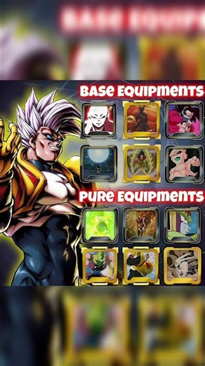 Best Equipment Guide List for LF Super Baby 2! #shorts #dblegends #dragonballlegends #dbl