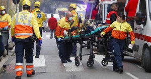 Choque de trenes deja 155 heridos en Barcelona