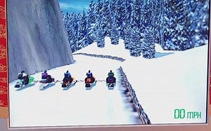 [Win98游戏] 雪地摩托车 Snowmobile racing 再来一局